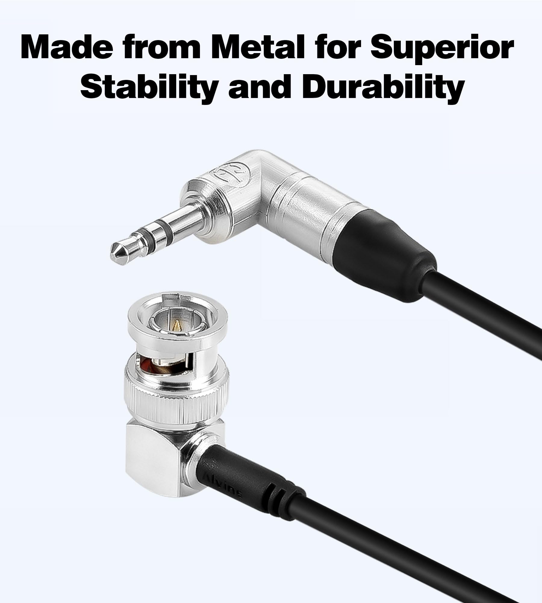 Amazon | Alvin's Cables Tentacle 3.5mm TRS to BNC タイムコード