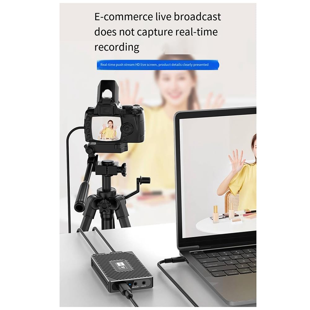 Scheda di Cattura Video 4K HD USB3.0 Streaming Live e Video Recorder di Cattura con Ingresso Microfono
