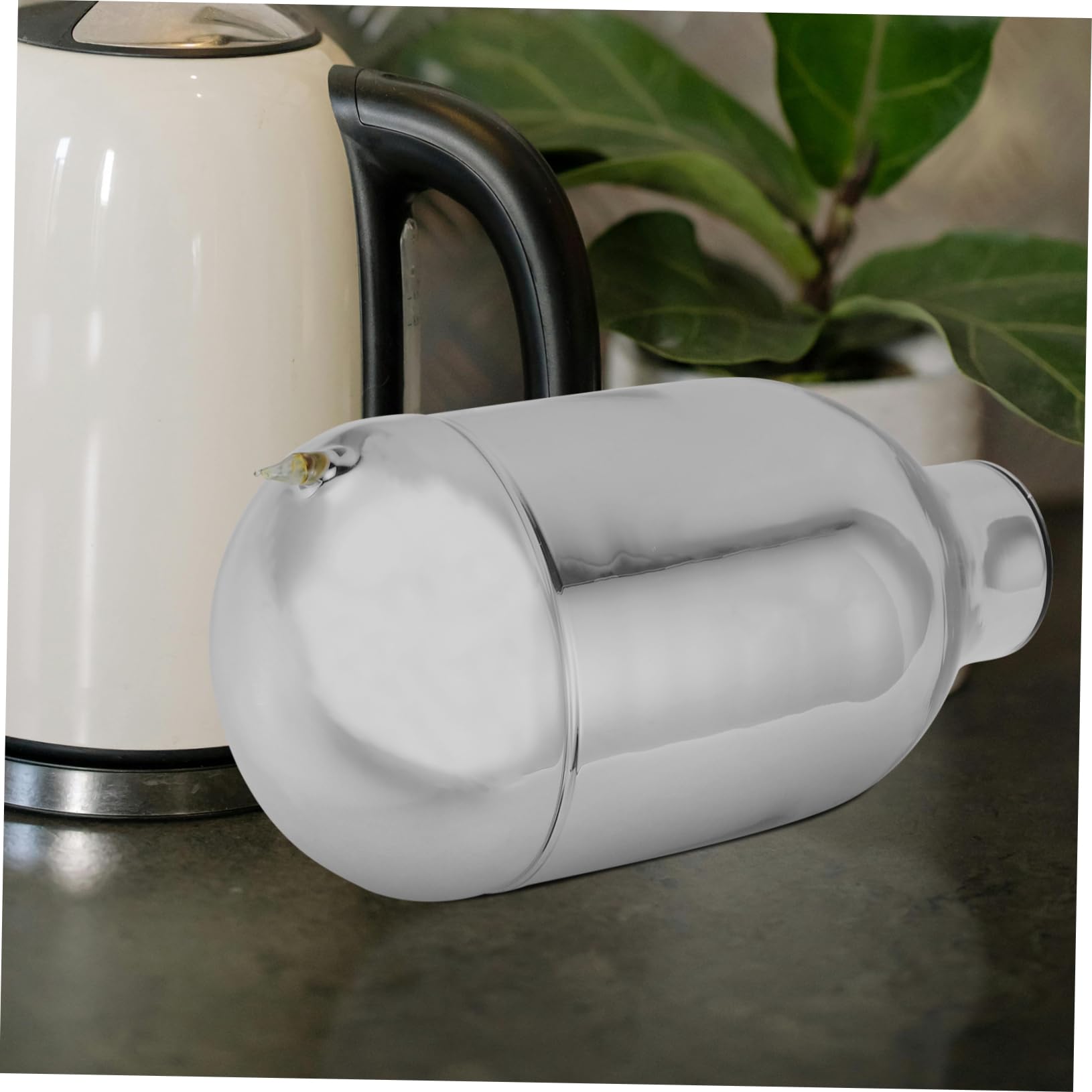 ABOOFAN Wasserflasche Isoliert Glas Thermoskanne Für Heiße Kalte Getränke Geeignet Zum Warmhalten Wasser Tee Kaffee Täglicher Gebrauch Kompatibel Mit Thermoskannen Marken