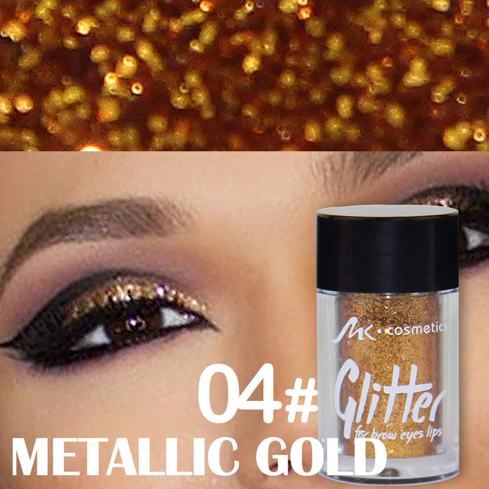 Eye shadow,IMJONO party summer St. Patrick's Day 2019 Surprise Best Gift for Girlfriend Lover Wife Discount clearance Glitter Powder Eyeshadow Makeup Waterproof Brighten Pigment Eye Shadow Cosmetic