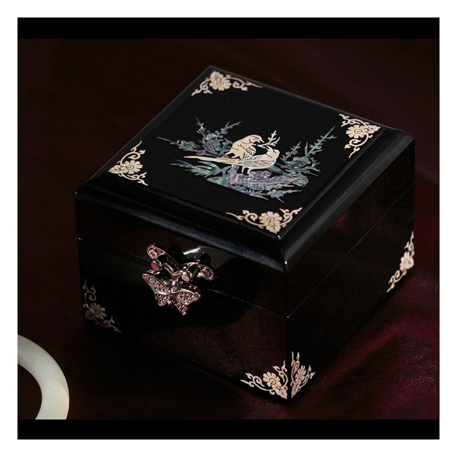 Jewelry Box Organizer Jewelry Box Wedding Gift Portable Bracelet Necklace Ring Storage Box Jewelry Organizer Small (A S) (B S)