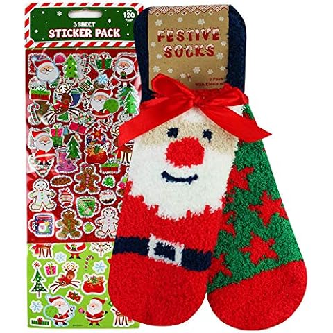 TeddyTs Children's Christmas Gripper Socks Gift Set Cover