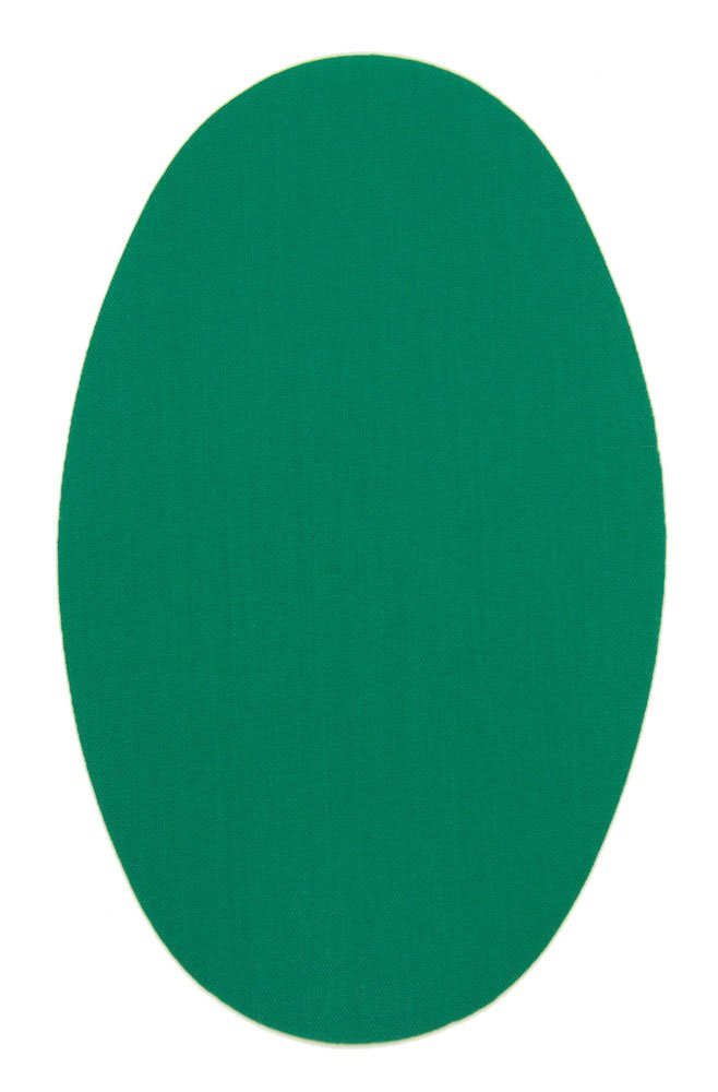 6 Iron-On Knee Pads Elbows to Protect Your Clothes and Repair of Trousers, Jackets, Sweaters, Shirts. 16cm x 10cm (Green Billiards) โ image 1