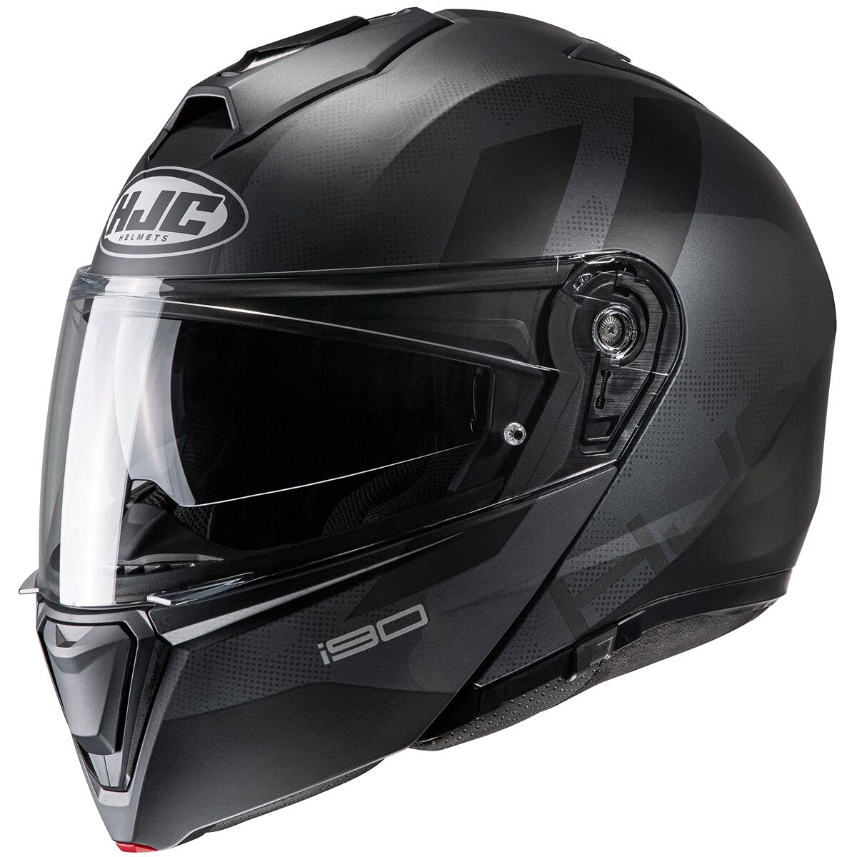Amazon.com: HJC i90 Syrex Helmet (Small) (Black) : Automotive