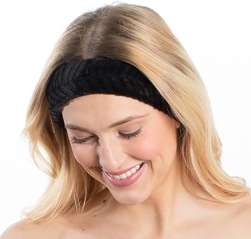 Bella Il Fiore Diadema de spa perfectamente afelpada (negro)