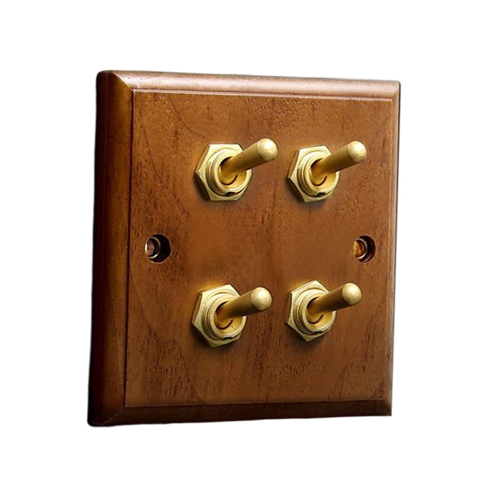 BNF® Antique Toggle Switch Panel Walnut for Household Bathroom Bedroom Four Open|Home & Garden | Home Improvement |Switch Plates & Outlet Covers|1 Switch Panel-image-44