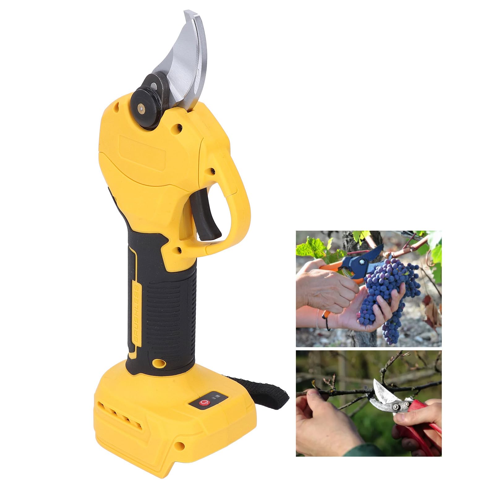 Potatore Elettrico Senza Fili in Acciaio SK5 Potatore Elettrico per Alberi Facile da Usare per Paesaggi Agricoli BL1860