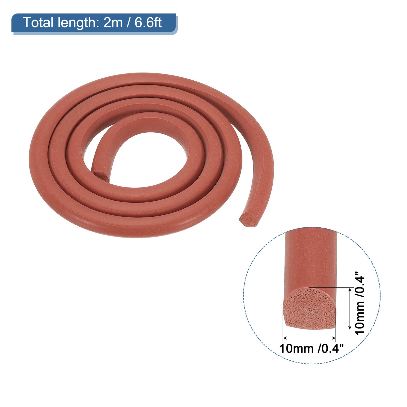 PATIKIL Silicone Foam Seal Strip - Image 2