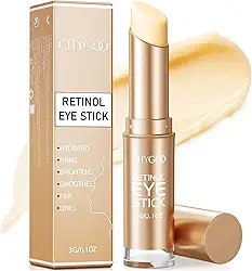 Retinol Eye Stick, Retinol Eye Cream With Collagen, Hyaluronic Acid For Dark Circle and Puffiness, Wrinkles in 3-4 Weeks, Under Eye Cream Anti Aging, For Puffiness and Bags Reduces Fine Lines