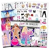 Fashion Angels Live! in Concert Sticker Stylist Fashion Set, Includes Concert Venue Style Boards, Popstar Silhouettes & 600+ Stickers, Ideal Gift for Kids & Teens