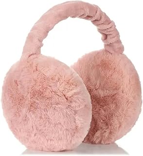 Orejeras para mujer, otoño e invierno, cálidas, de felpa artificial, color sólido, plegables, orejeras