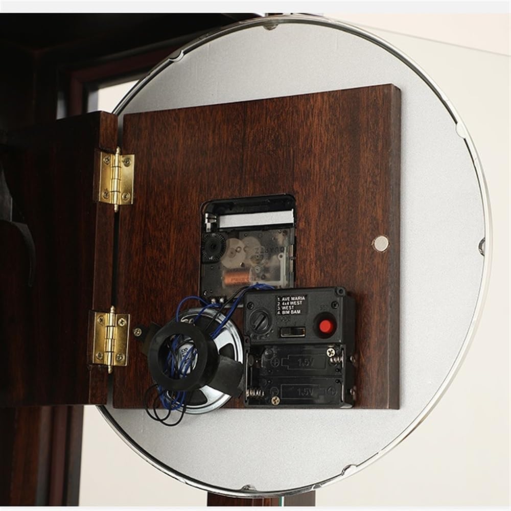 Reloj de pie Reloj de piso madera vintage retro ligeramente desgastado