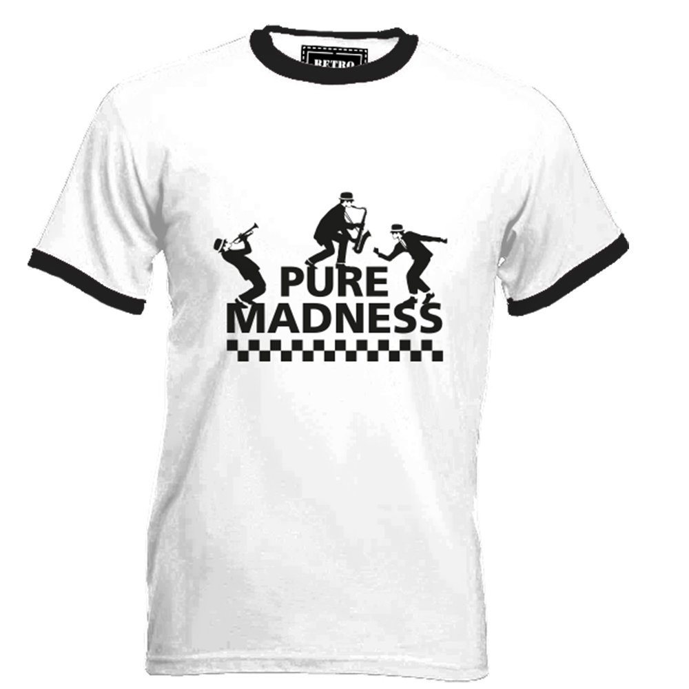 Ripped Ink Clothing CoPure Madness Mens Ska 2 Tone T Shirt