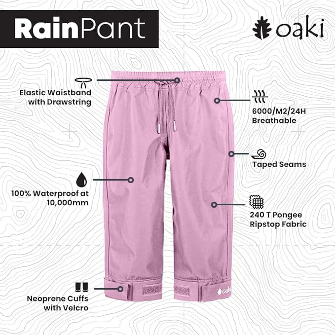 Image of Oakiwear Children's Trail and Rain Pants for Kids & Toddlers