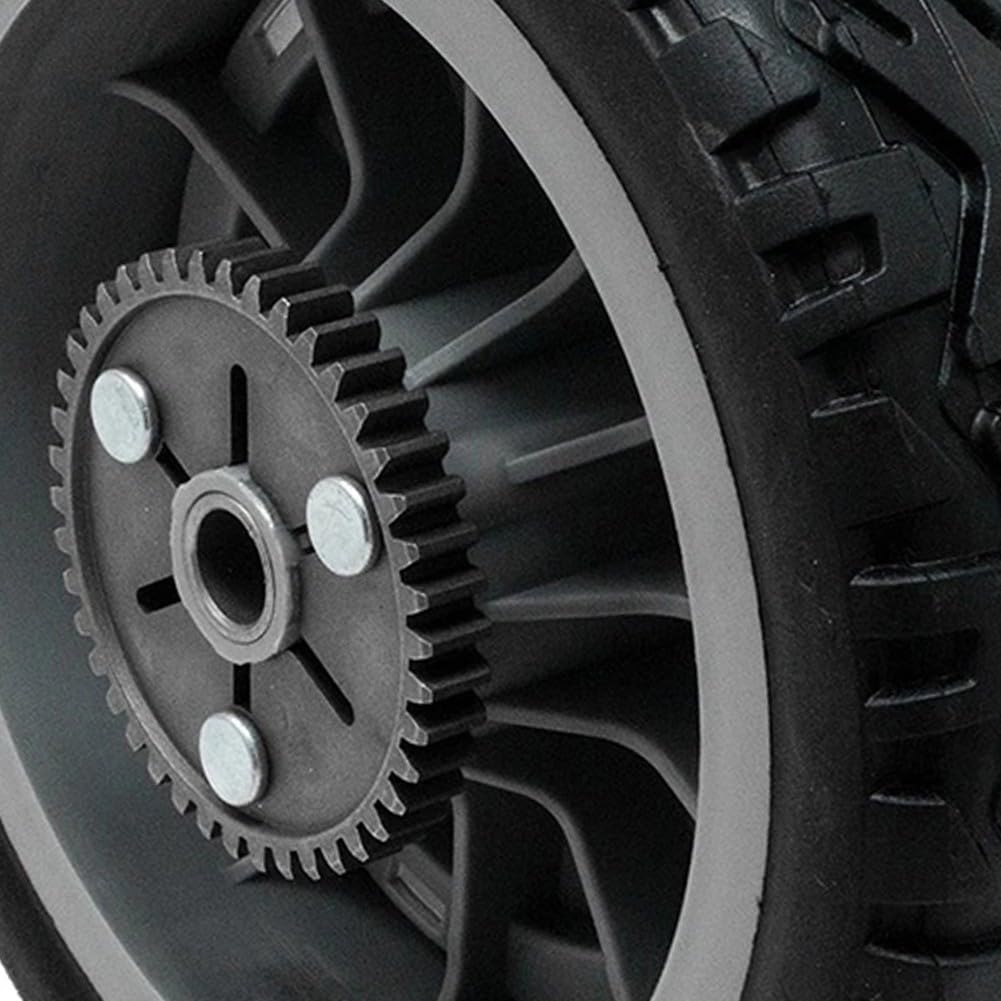 Conjunto de rueda de cortacésped para Toro 107-3708 delantero, 107-3709 trasero, compatible con modelos serie 20053 a 20384 (2 piezas)