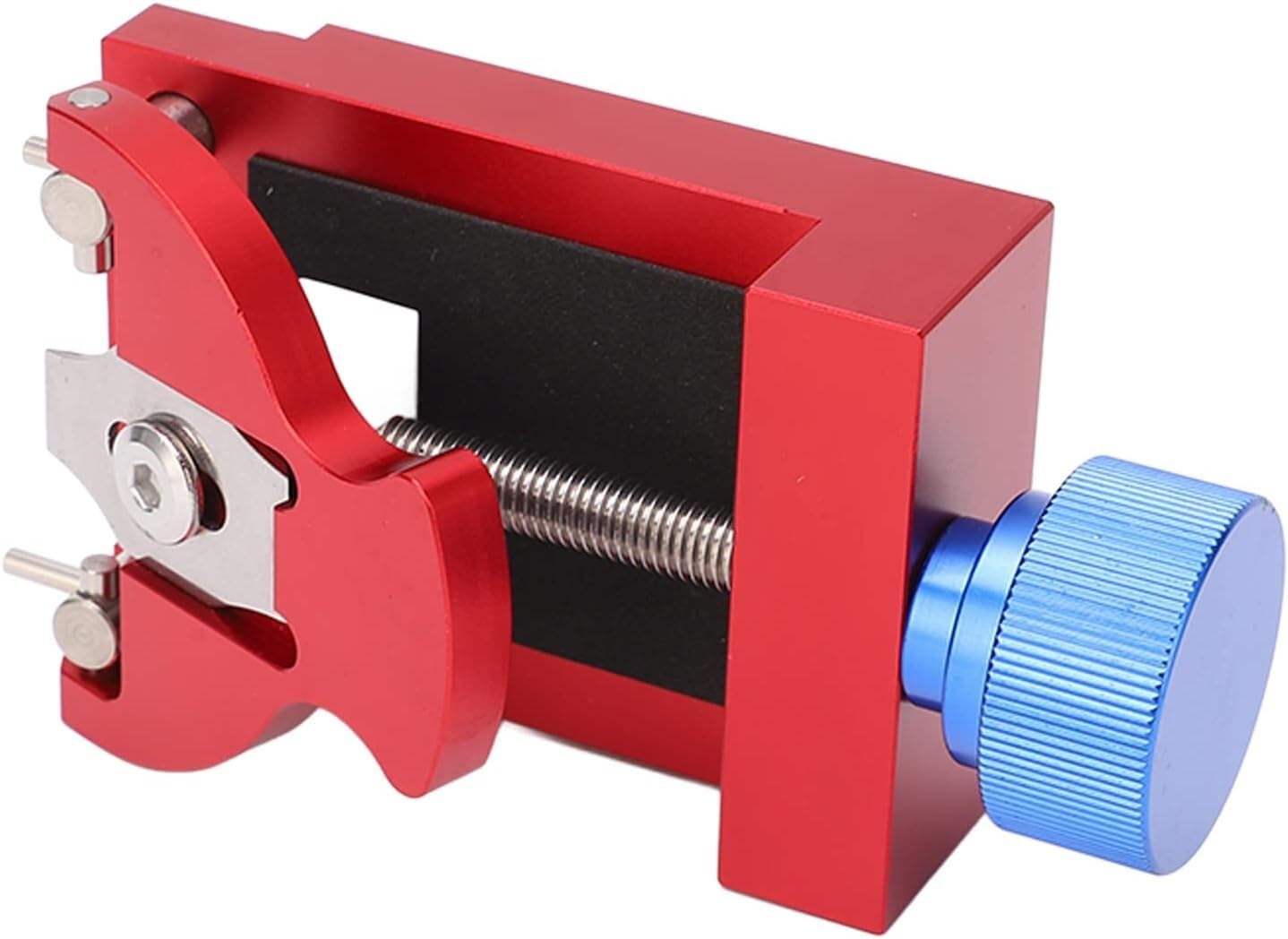 Soporte Ajustable de Acero para Caja de Reloj con Almohadilla de Goma