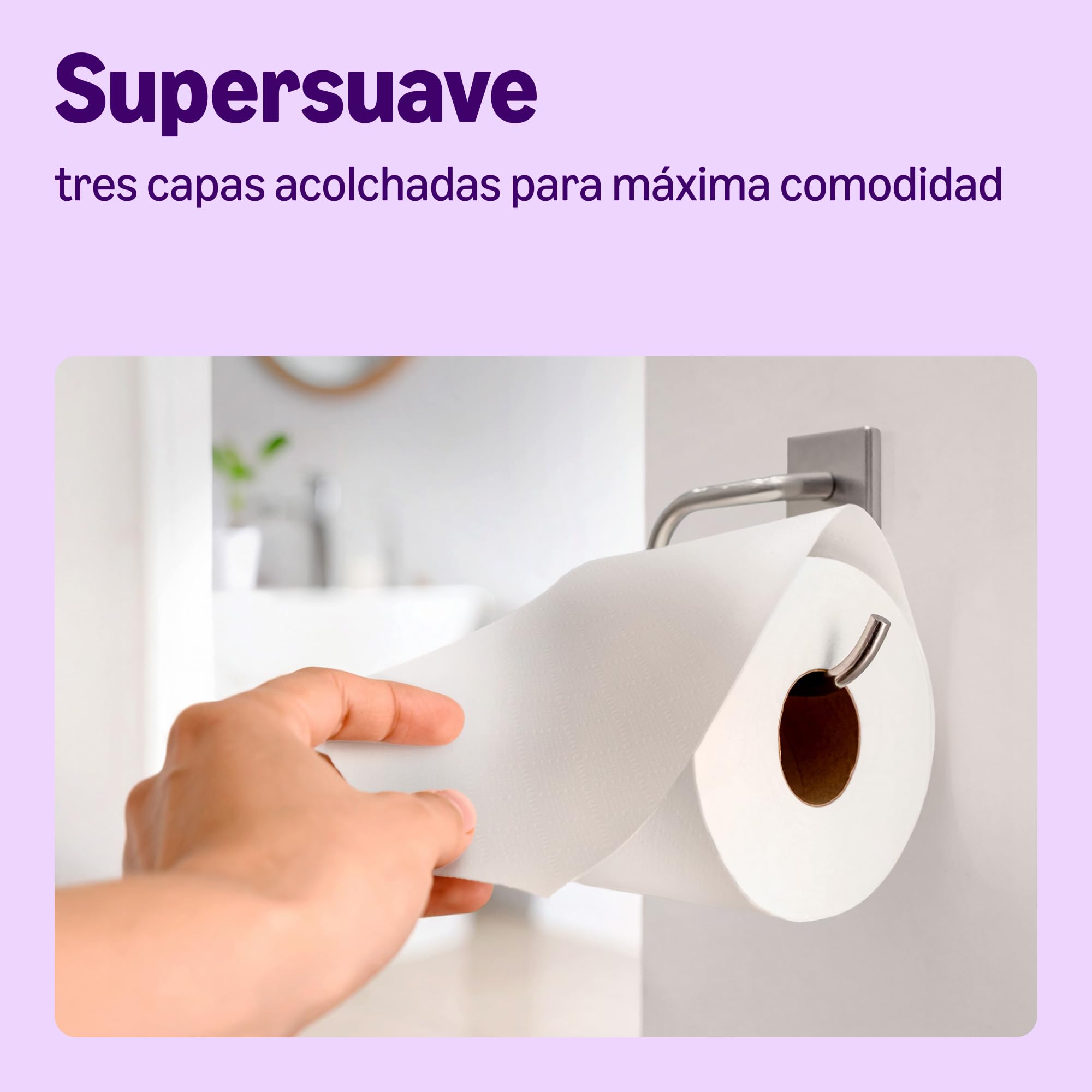 by Amazon Papel Higiénico Supersuave de 3 Capas, 36 Rollos (4 Paquetes de 9), 200 Hojas por Rollo, Con Certificación FSC