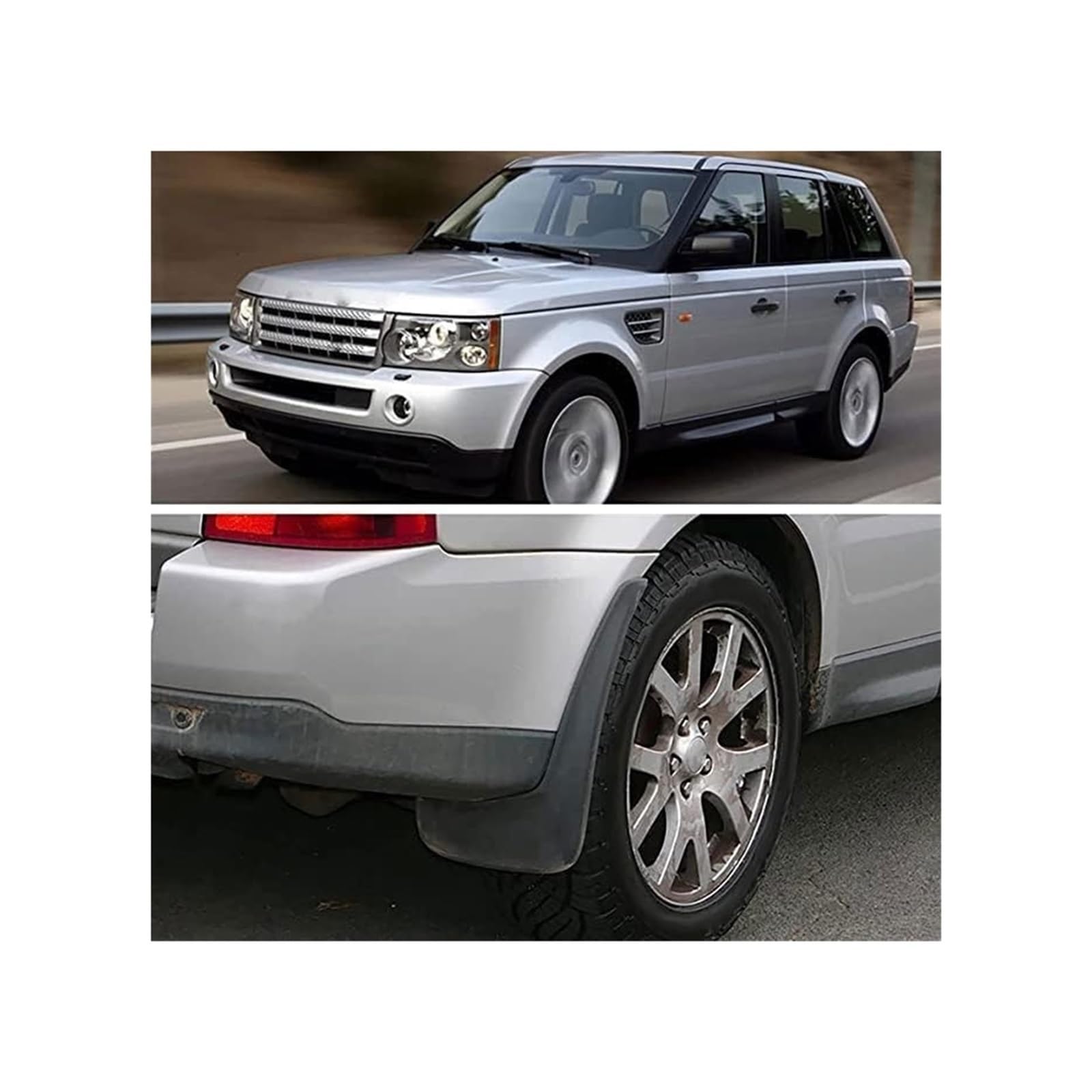 Per Range Per Rover Per Sport L320 2005-2015- Paraspruzzi Per Auto Anteriori E Posteriori Protezione Parafango Per Pneumatici Passaruota Parafanghi Anteriori E Posteriori