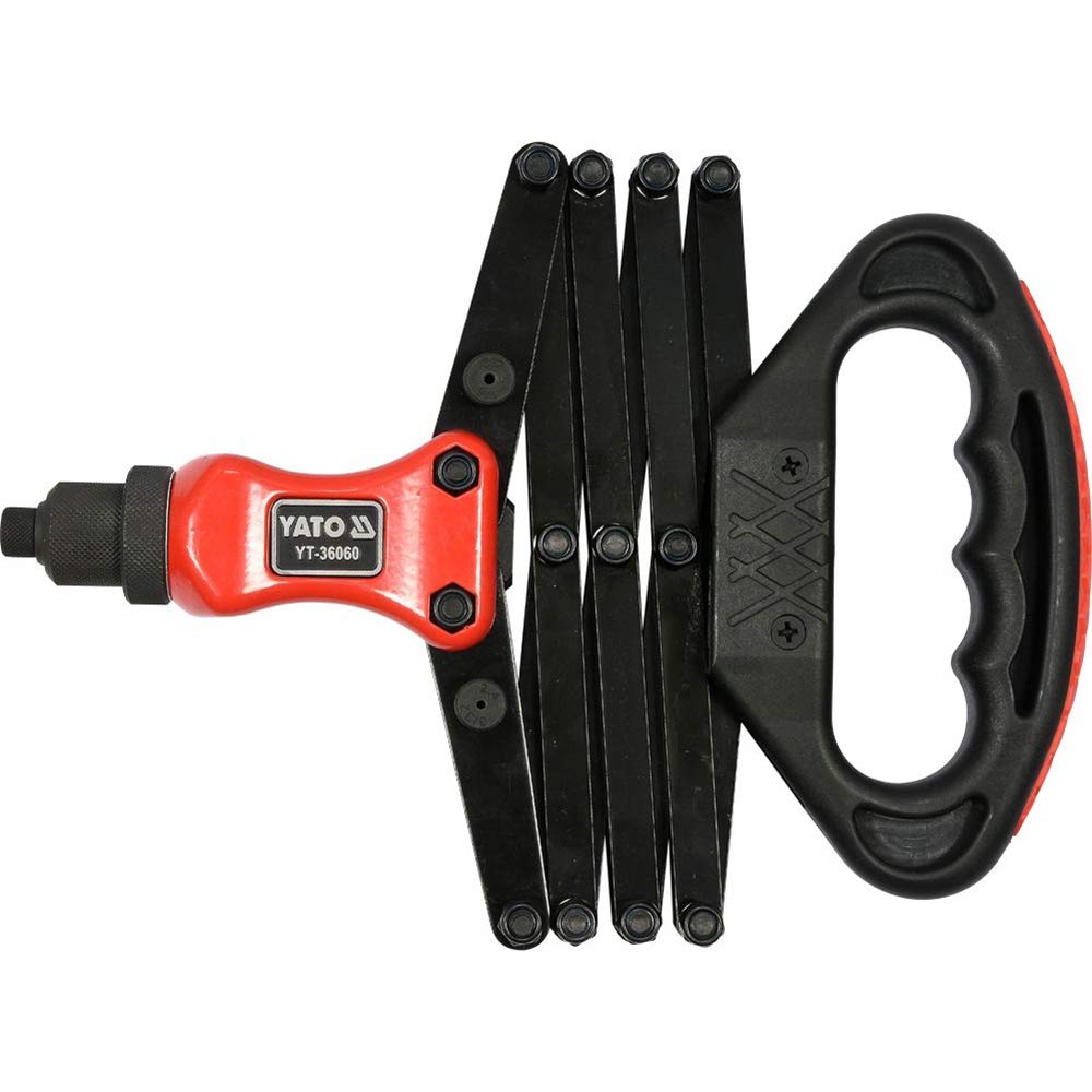 Yato YT-36060 Lazy Tongue Riveter 2,4-6,4mm|Hand Riverting Tools|Hand Riverter Set|hand Rivet Machine|Forged Steel handle|3-jaw design|CrV steel|Length is 250mm|Industrial tools|Cutting Power Tools-image-27