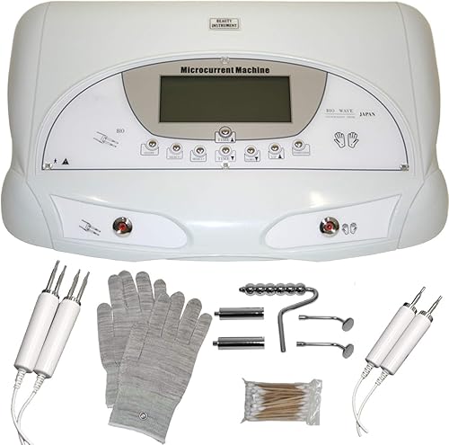 2 en 1 Digital Bio Lift MicroCurrent Máquina y Magic Hands Bio Masaje Facial Máquina