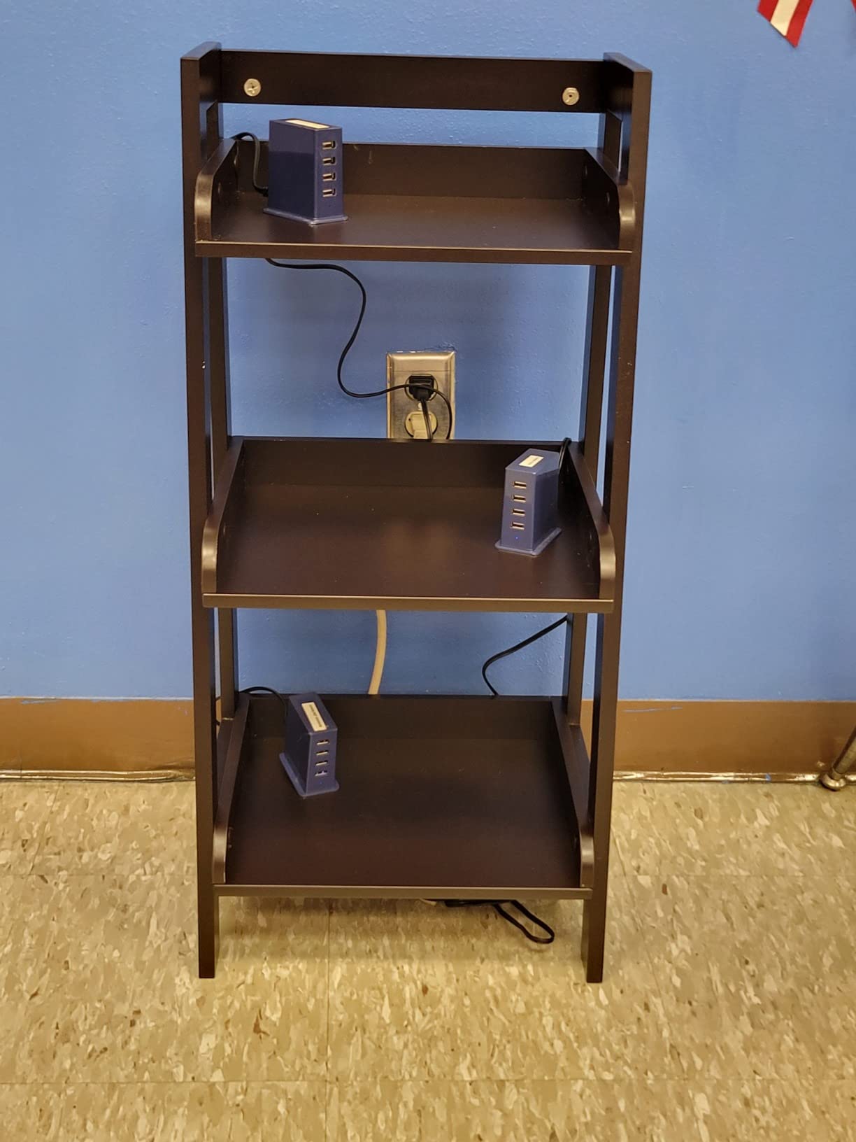 10/mo Finance UTEX 3Tier Ladder Shelf, Bathroom Shelf Freestanding