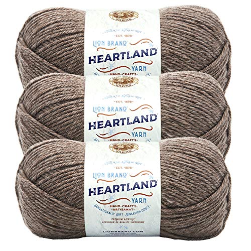 Lion Brand Heartland Yarn (3-Pack) Mammoth Cave 136-125