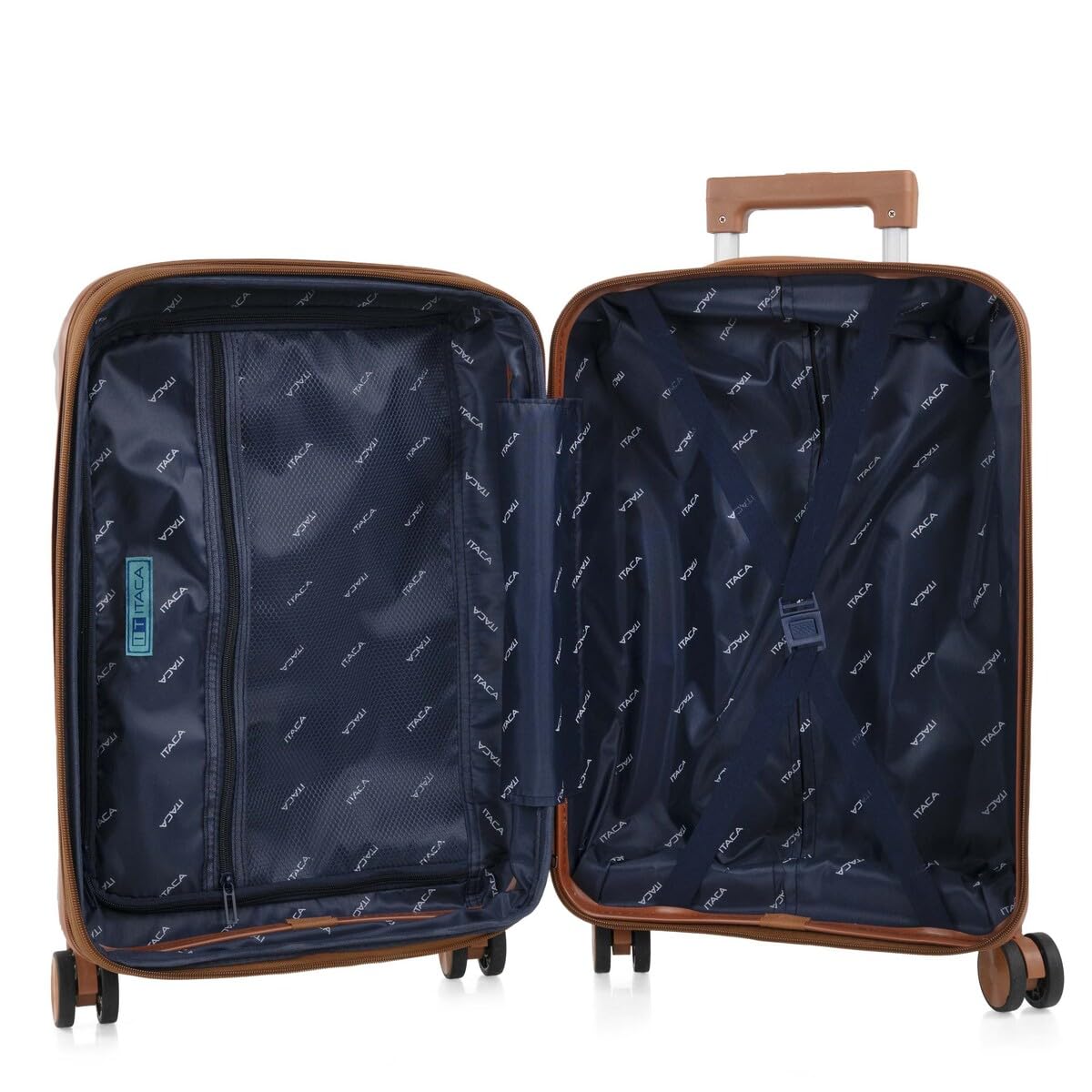 Trolley Bagaglio A Mano 55x40x20 leggero rigido con ruote girevoli ideale p
