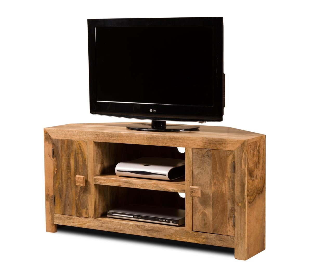Casa Bella Furniture Dakota Light Mango Large Corner TV Unit