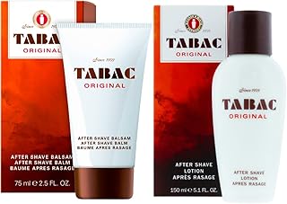 Tabac Original Aftershave Gift Set Bundle for Men: Tabac Aftershave Balm Original 75ml and Tabac Original After Shave Lotion 150ml