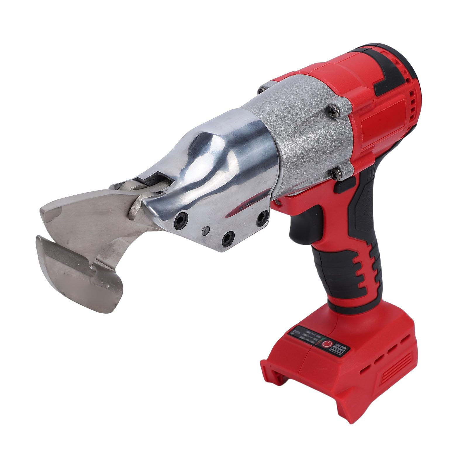 Fdit Tronchesi da Lamiera Senza Fili Testa Rotante 360° Velocità Variabile Cesoie Elettriche per Metallo con Luce LED Indicatore Batteria per Acciaio Inossidabile Alluminio PVC Pelle (Tipo 3)