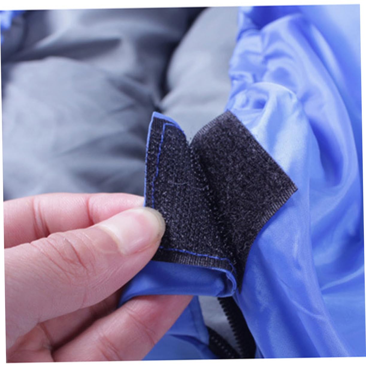 ibasenice Sacco Pelo da Campeggio Sacco Pelo Compressione Resistente Busta per Adulti Esterno per Freddo Cappuccio Coulisse