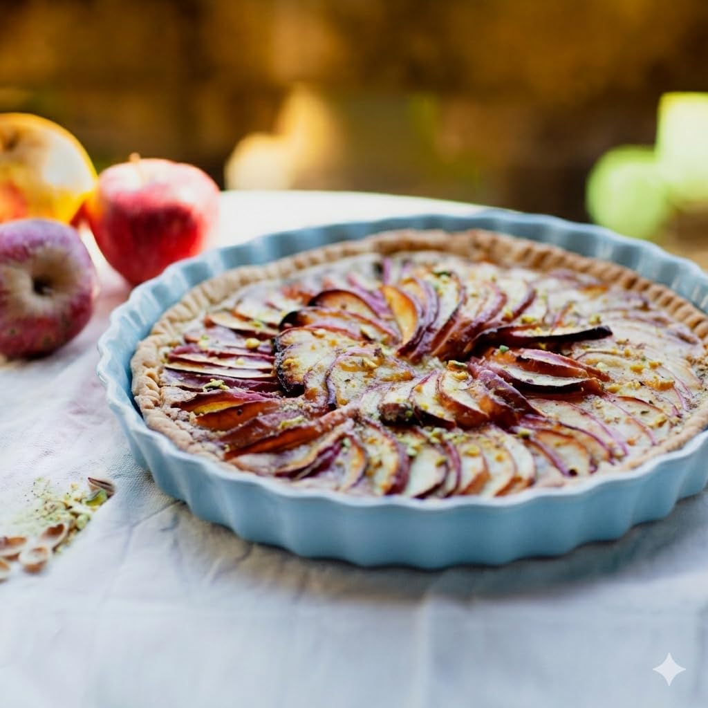 Emile Henry Moule à Tarte Ø 31 cm – Céramique Haute Résistance – Cuisson Homogène et Tarte Dorée à Cœur – Coloris Écume – Fabriqué en France