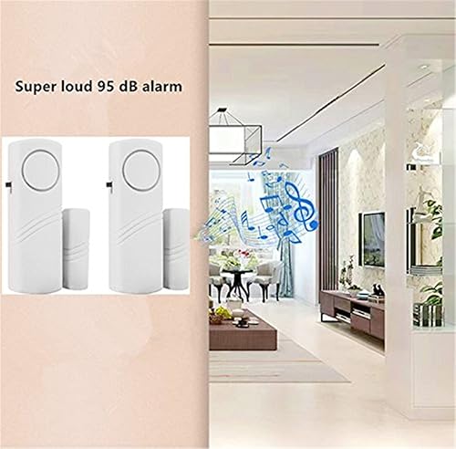 Miniatura 4 de Alarma de puerta y ventana, alarma de puerta de 90 DB para seguridad de los niños, sensor inalámbrico para puerta, ventana, alarma antirrobo y