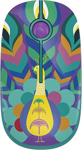 TELLUR Mouse inalámbrico con receptor Nano USB 2.4 Ghz, mouse inalámbrico con clic silencioso, 1600 DPI, 3 botones, Plug & Play, diseño delgado y