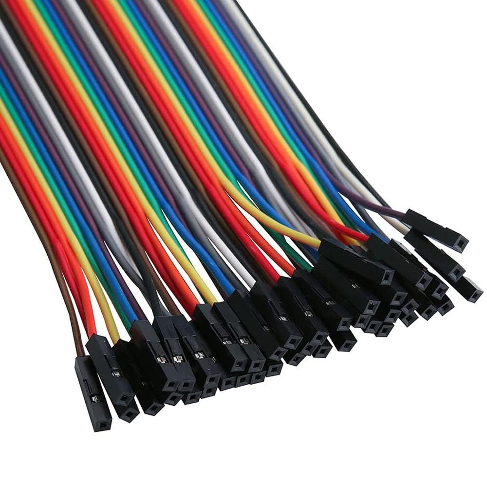 MMOBIEL 120 pz. Fili ponticello per basetta Dupont multicolore Kit cavi a nastro 40-pin M/F, M/M, F/F Compatibile con progetti fai-da-te Arduino, Raspberry Pi 2 3 4, Lunghezza 20 cm