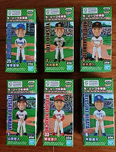 プロ野球 ワールドコレクタブル フィギュア バッター６選手 フルコンプ  新品 ベロア】プロ野球 ワールドコレクタブル フィギュア バッター6選手