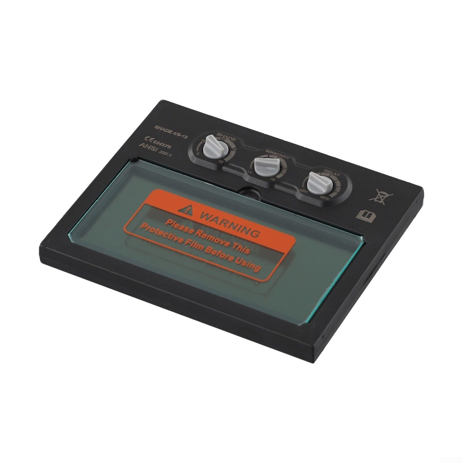 Lentille de soudage auto-obscurcissante à énergie solaire écran LCD casque de soudage lentille de rechange masque de soudure insert filtre pièces