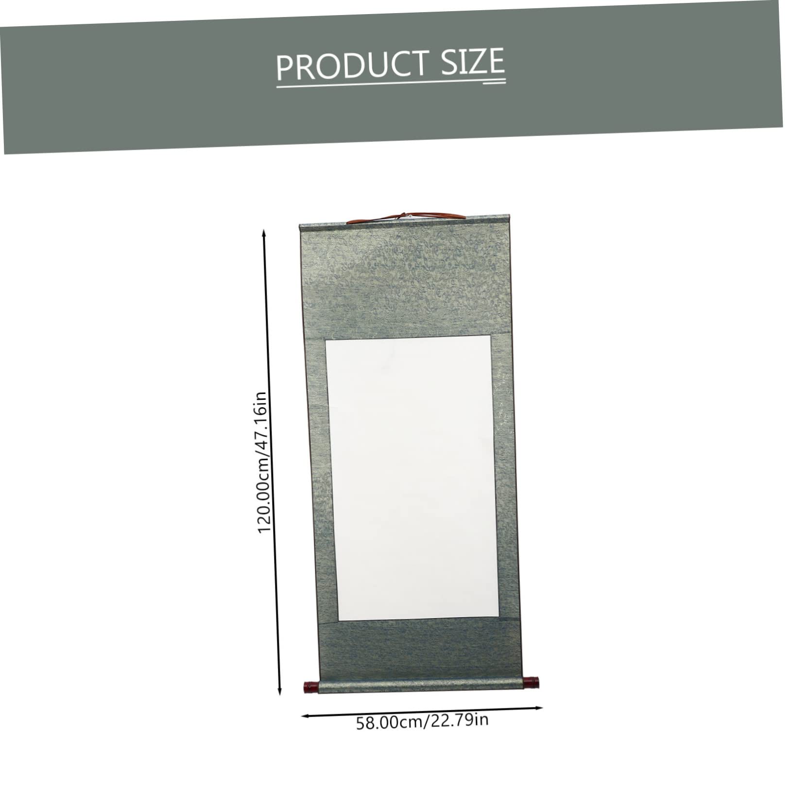 MUELODSIC 2Pcs Portable Blank for Chinese Calligraphy Practice Multi Functional Hanging Art Paper for Home Office Wall Decor