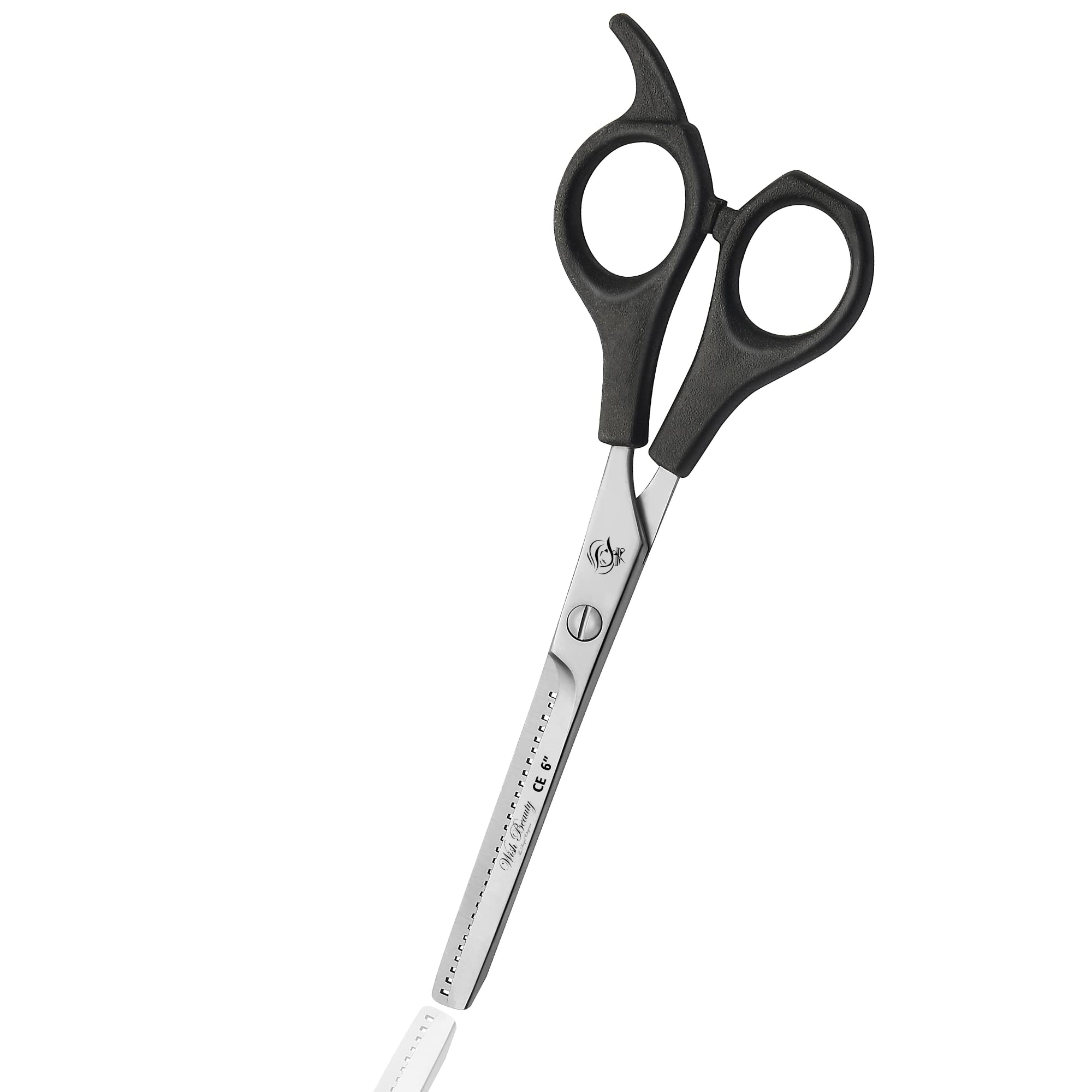 Wish Beauty,The Royal Elegance Men's Wishbeauty Hair Dressing Thinning Shear Scissor, Hair Cutting Scissors And Thinner For Salon, Barbers, Wo, Children - 6 Inch