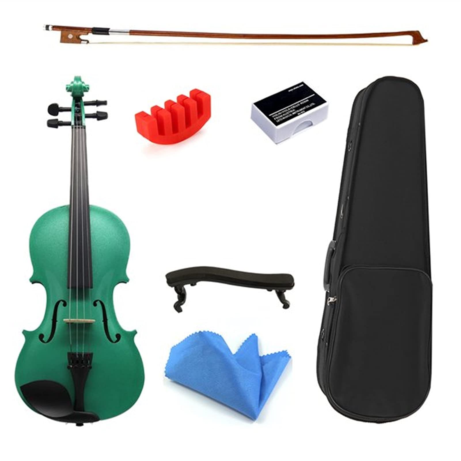 Amazon.co.jp: バイオリン楽器 グリーンアコースティックバイオリン4