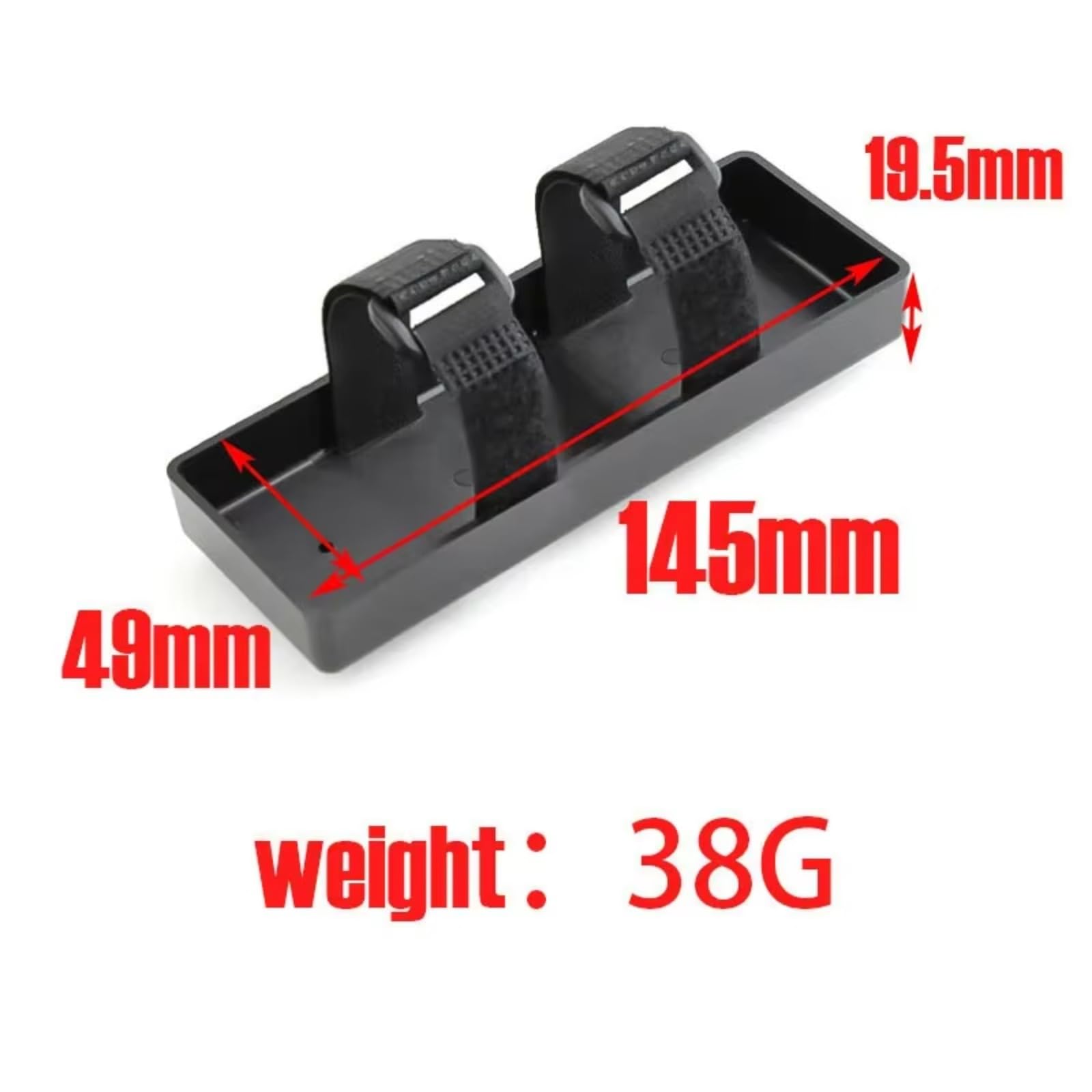 para SCX10 1/10 1/8 Bandeja De Plástico para Caja Batería Almacenamiento Piezas Actualización para Modelo Coche RC Crawler Piezas Vehículos RC