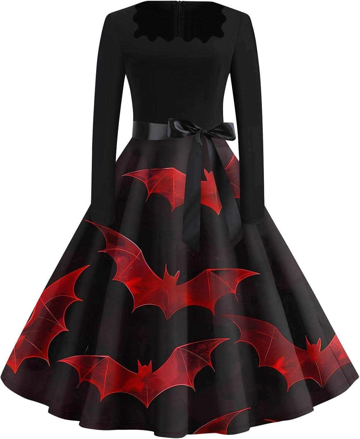 knee length dresses for ladies Kısmet Dress in Red – Zhenabia