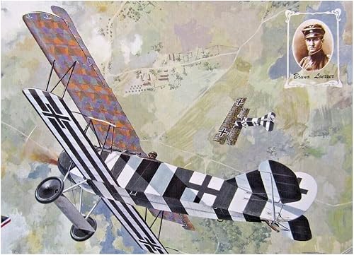 Roden RE48415 148 WWI German Air Force Fokker D.7 Fighter Airplane Plastic Model