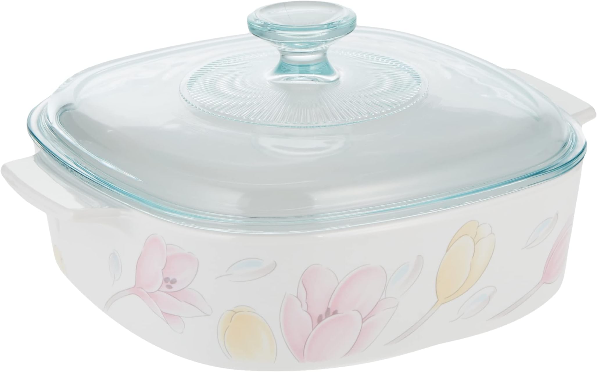 Corningware Elegant City 2 Liter Covered Casserole, White