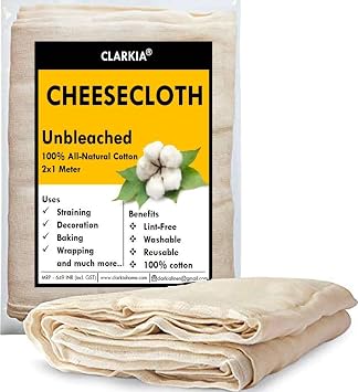 Professional Cotton Cheesecloth Unbleached - 2x1 Meters or 2 sq. Meters Beige