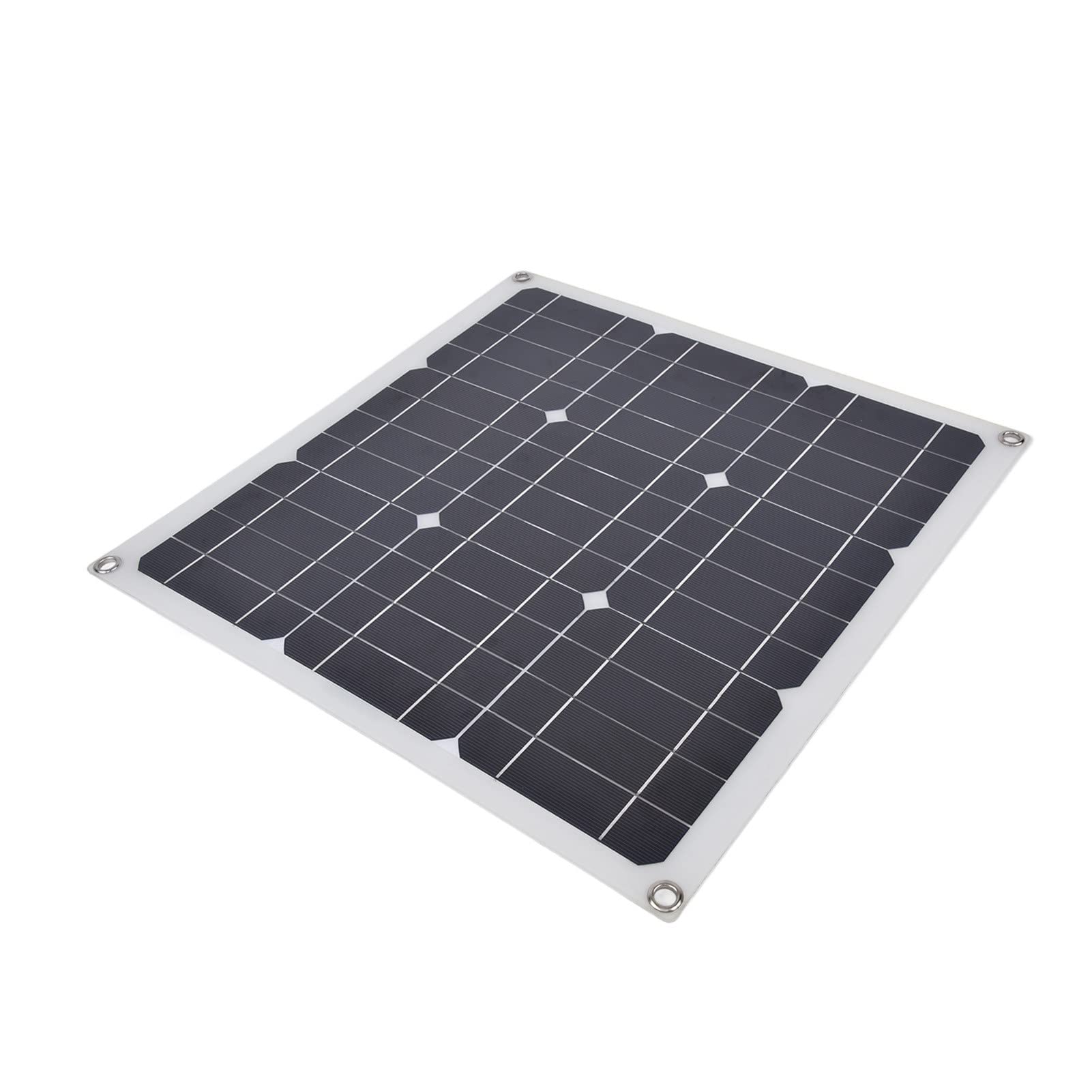 Fafeicy Zestaw Paneli Słonecznych 30 W Zestaw z ładowarką do Akumulatorów z Krzemu Monokrystalicznego i Kontrolerem 10 A Przenośny Zasilacz USB 18 V 5 V do Użytku na Zewnątrz łodzi Kempingowej RV