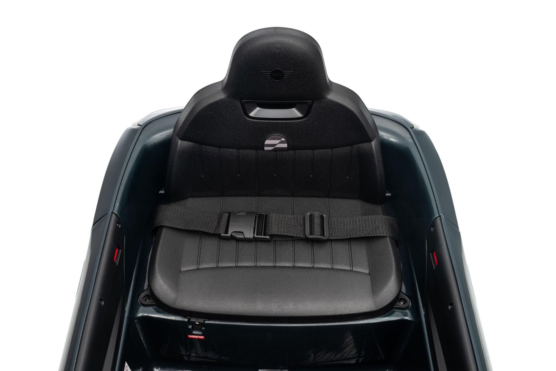 Elektrisches Kinderfahrzeug BMW Mini Cooper 12V, weiß, MP3-Player mit USB- und Bluetooth-Anschluss, 2,4-GHz-Fernbedienung, 2 x 25 W Motor, Lithium-Akku, LED-Lichter, ORIGINAL-Lizenz