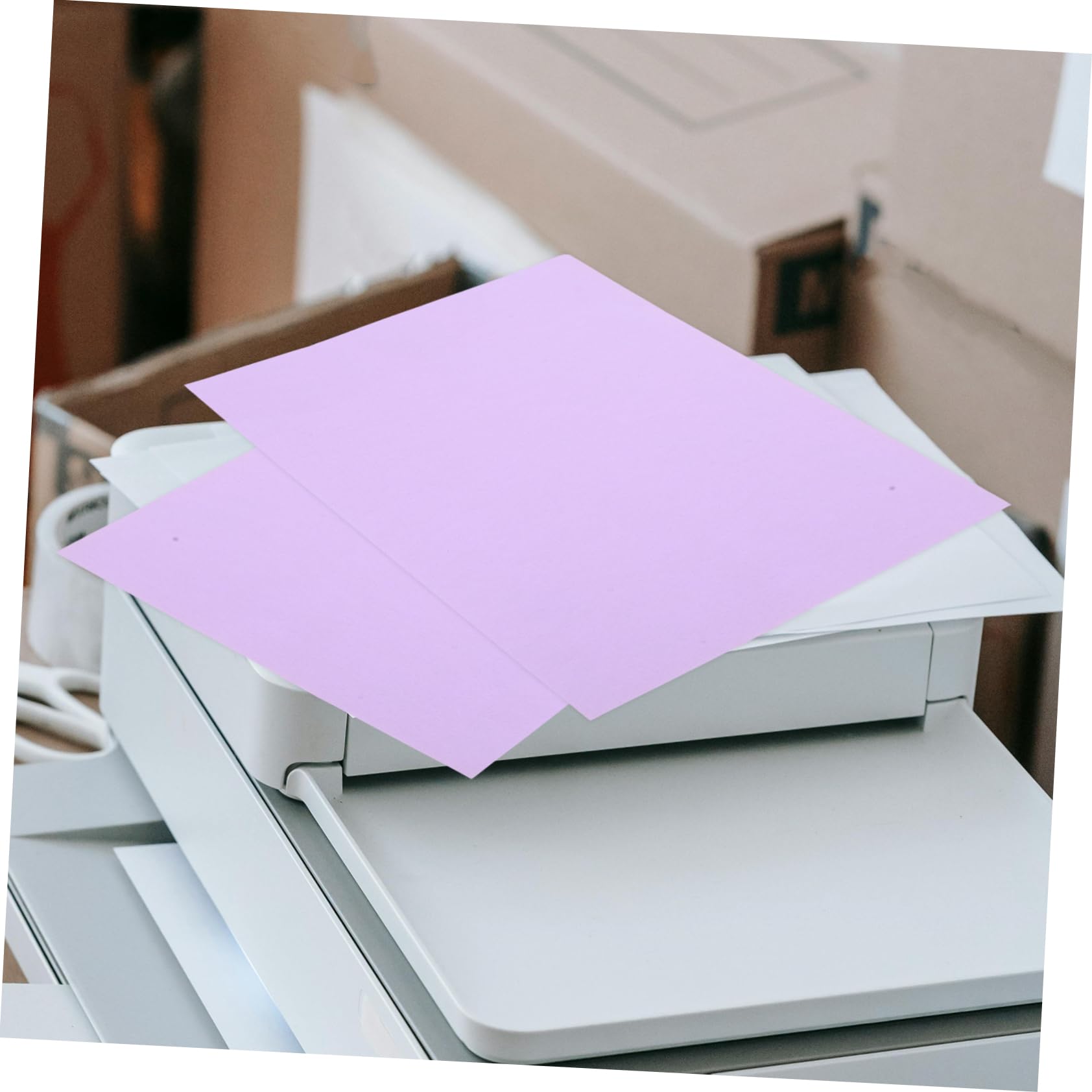 Lavande Papier Facile à Couper en Pâte de Bois 100 Pièces, Origami