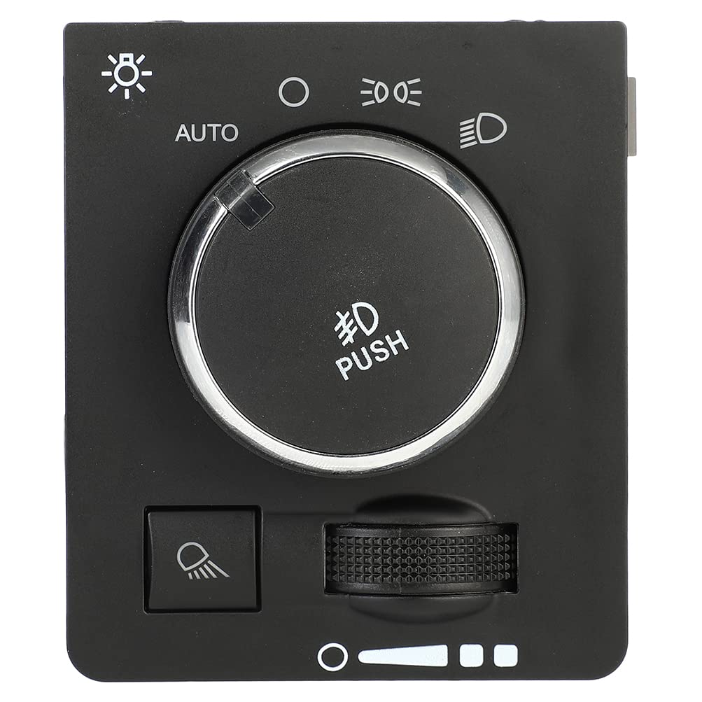 cciyu Headlight Switch, Headlight Dimmer Switch Replace OE 68146507AA, 68189154AA, 68269912AA, HLS1685, 1S13321 fits for 2014-2017 for Dodge for RAM