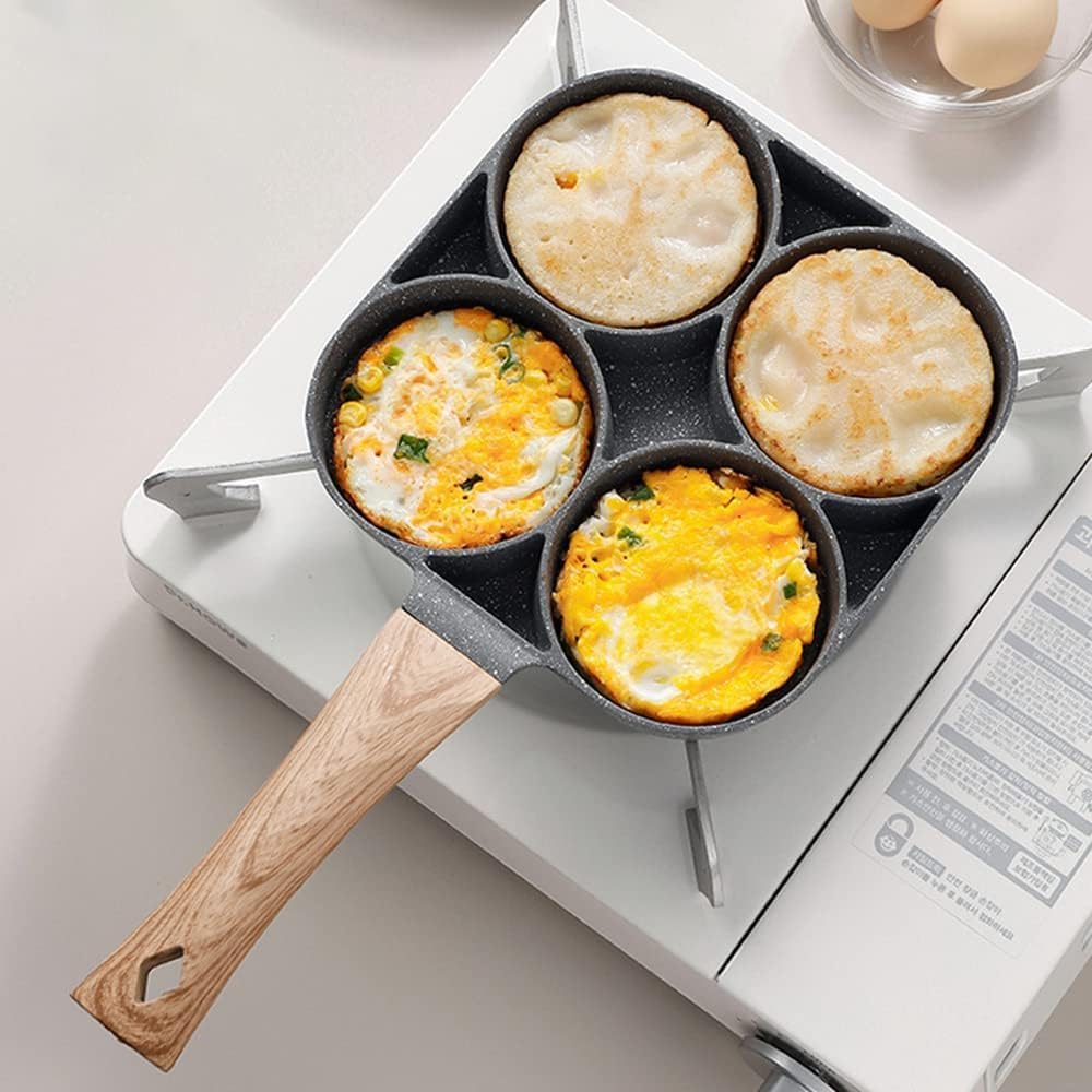 Dravizon Ceramic Fry Pan Non Stick, Omelette Pan, Induction & Gas FryPan, Fish-Pan, Frying Pan Non Stick, PFOA Free, Dishwasher Safe, Suitable for Veg & Non-Veg Cooking (Color-4) — Amazon image 2